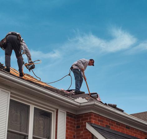 شیب بندی پشت بام با پوکه معدنی